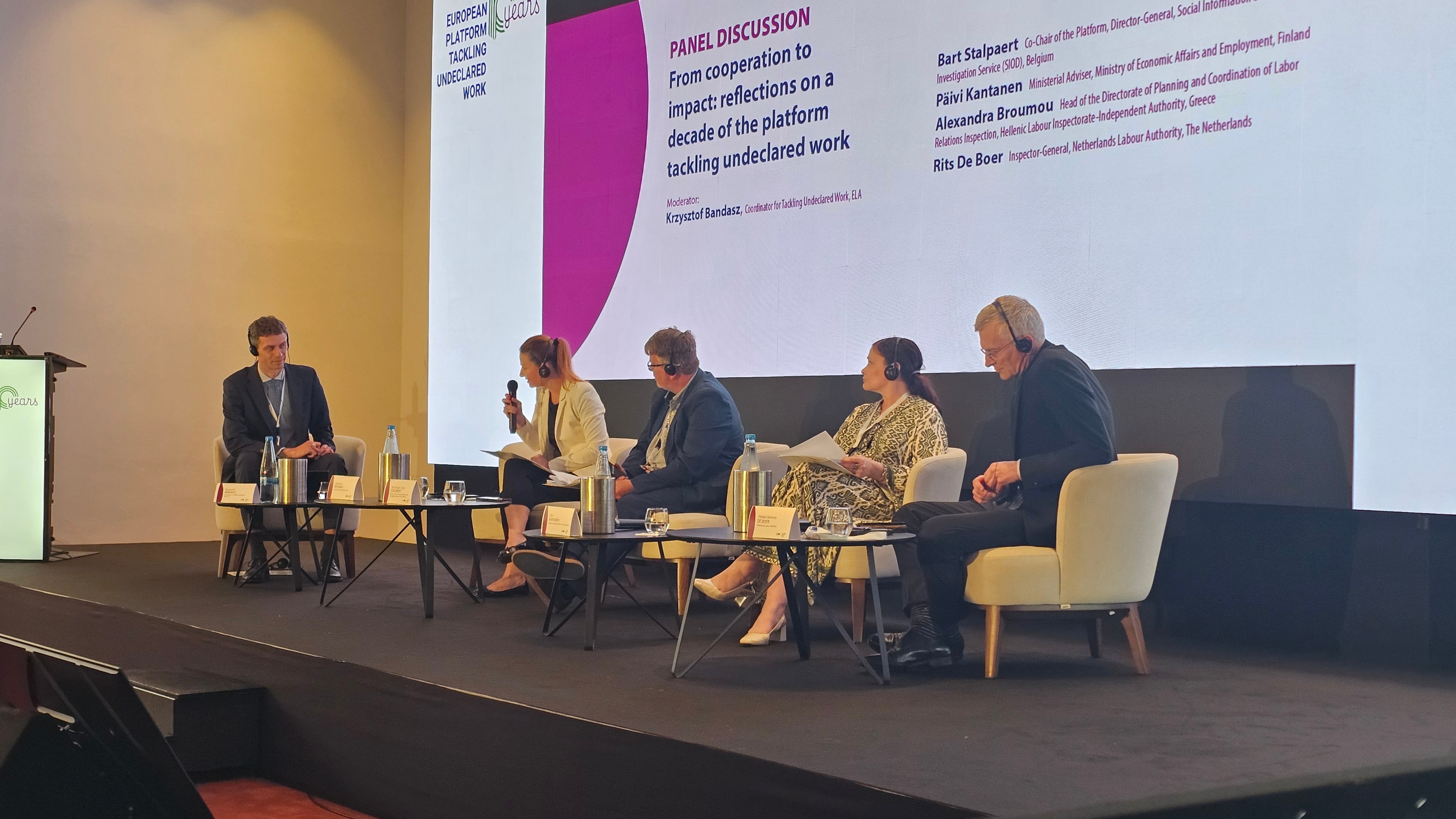 European Union conference panel discussion in Cyprus