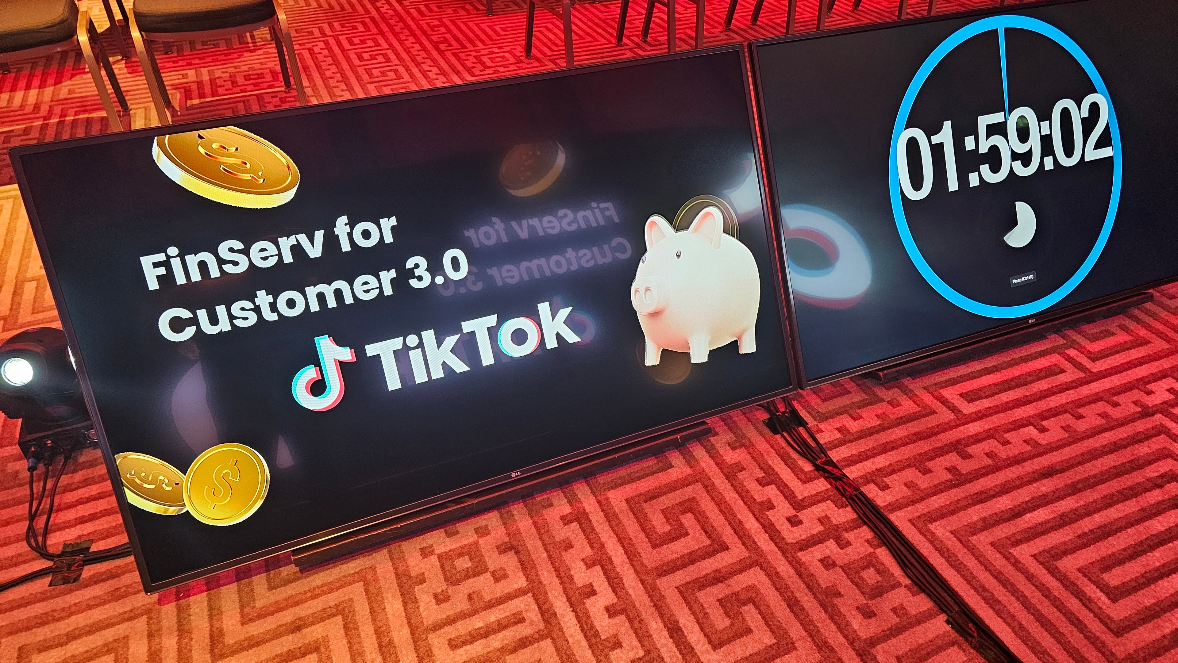 Cocktail reception for TikTok meetings in Cyprus