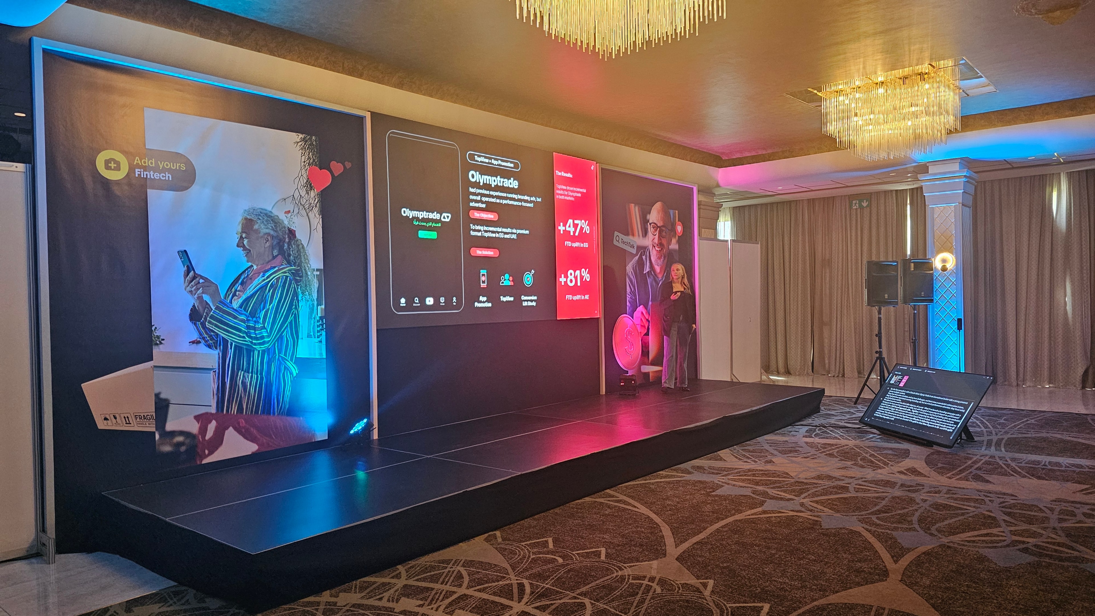TikTok branded meeting experience in Cyprus