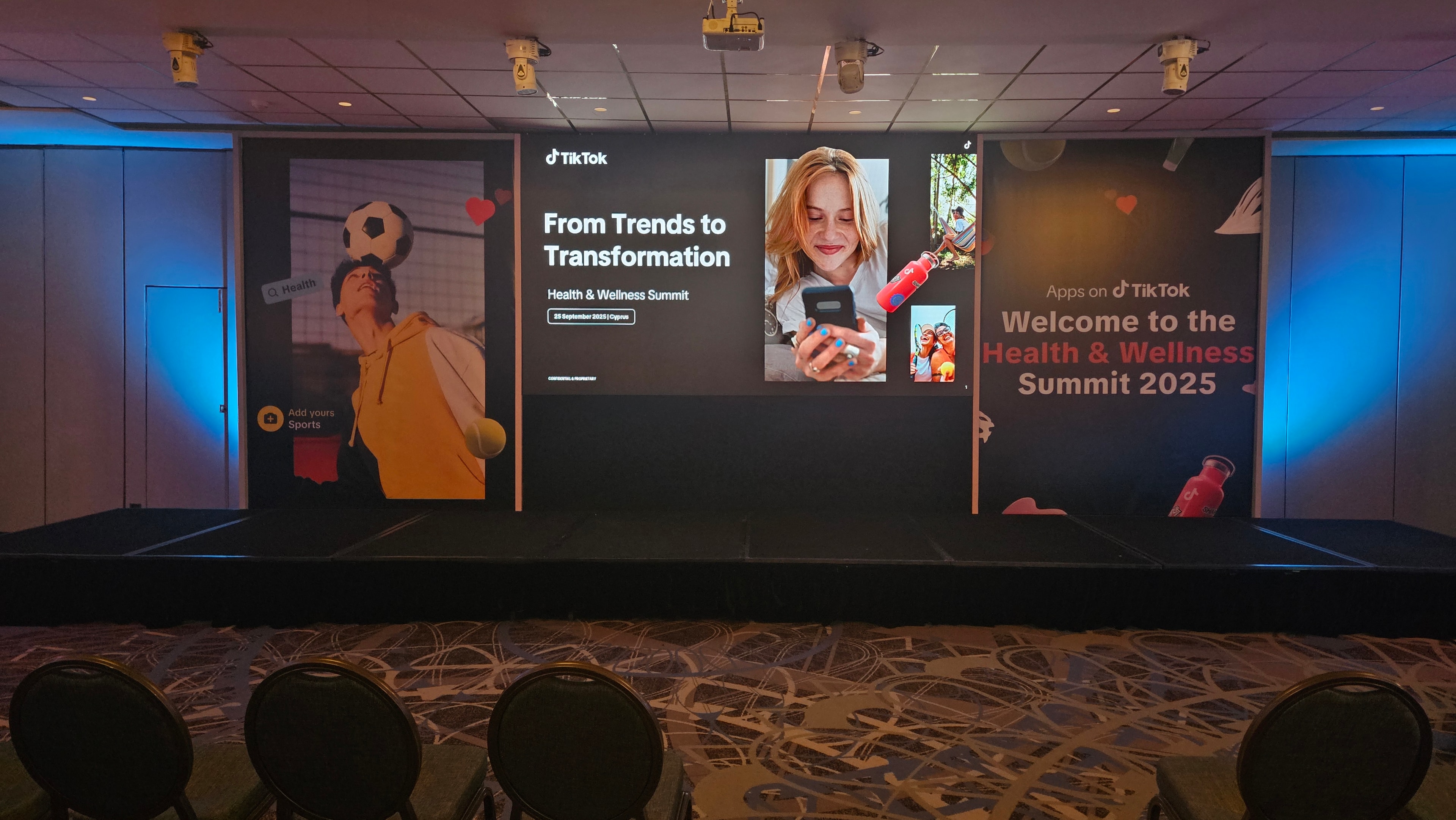 TikTok conference production in Cyprus