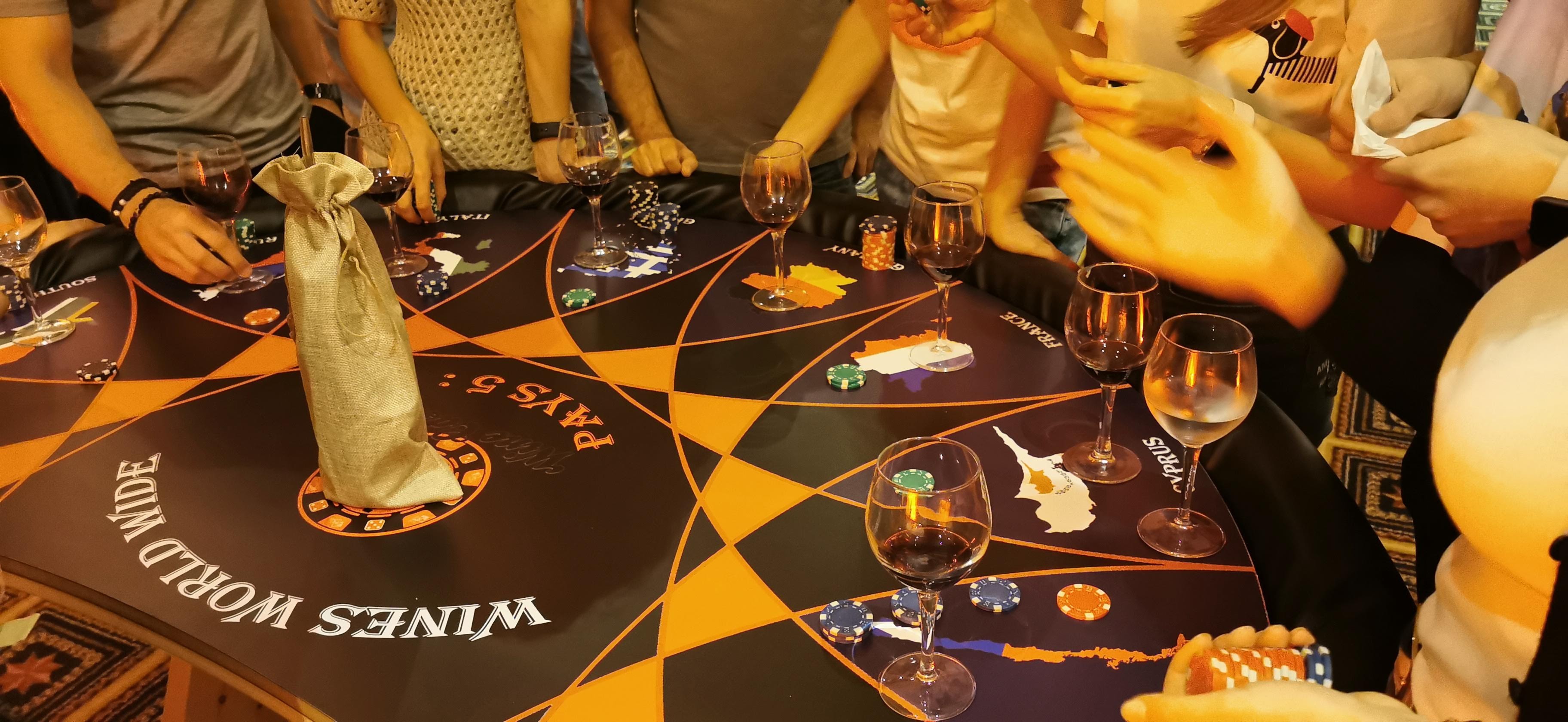 Wine Casino host welcoming guests to the table