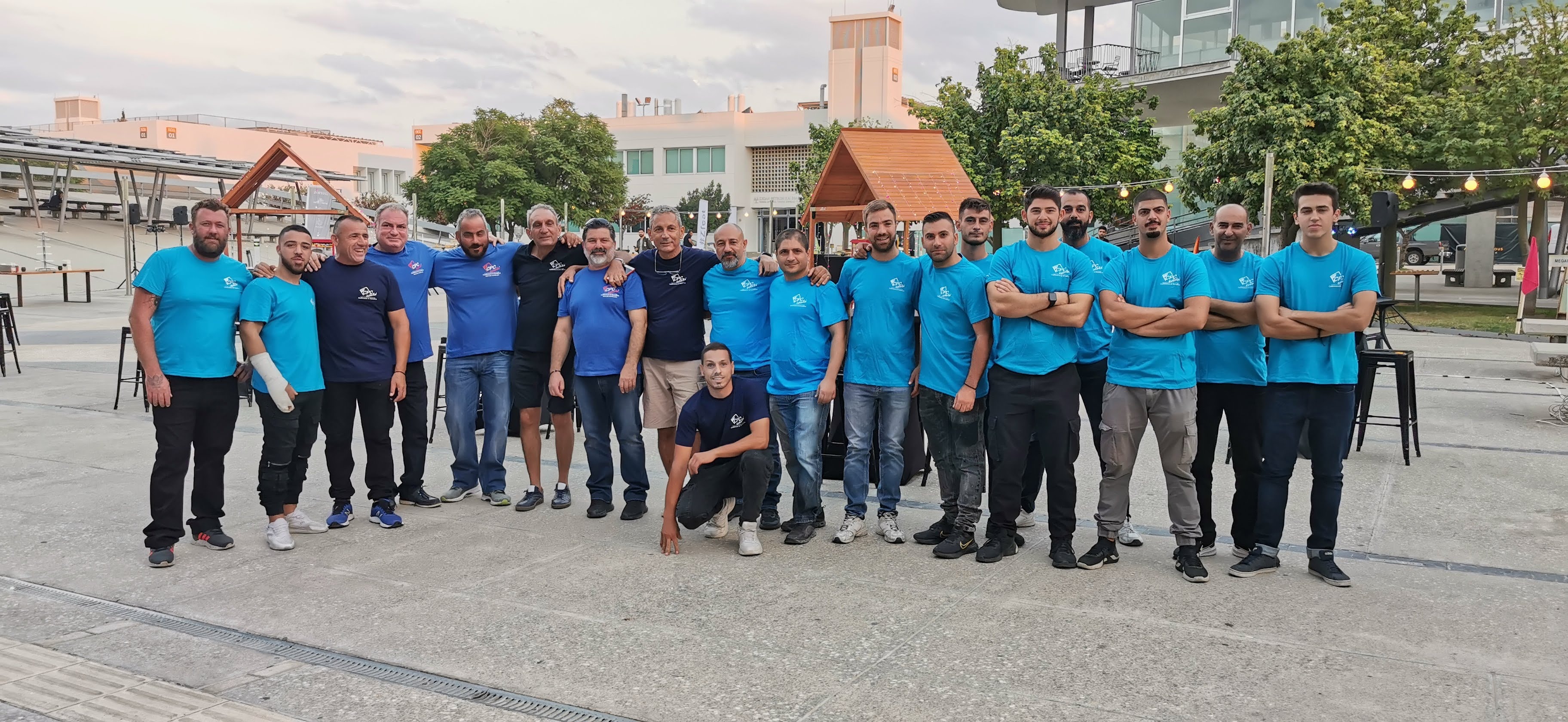 CPC Events team on the ground in Cyprus managing a corporate event